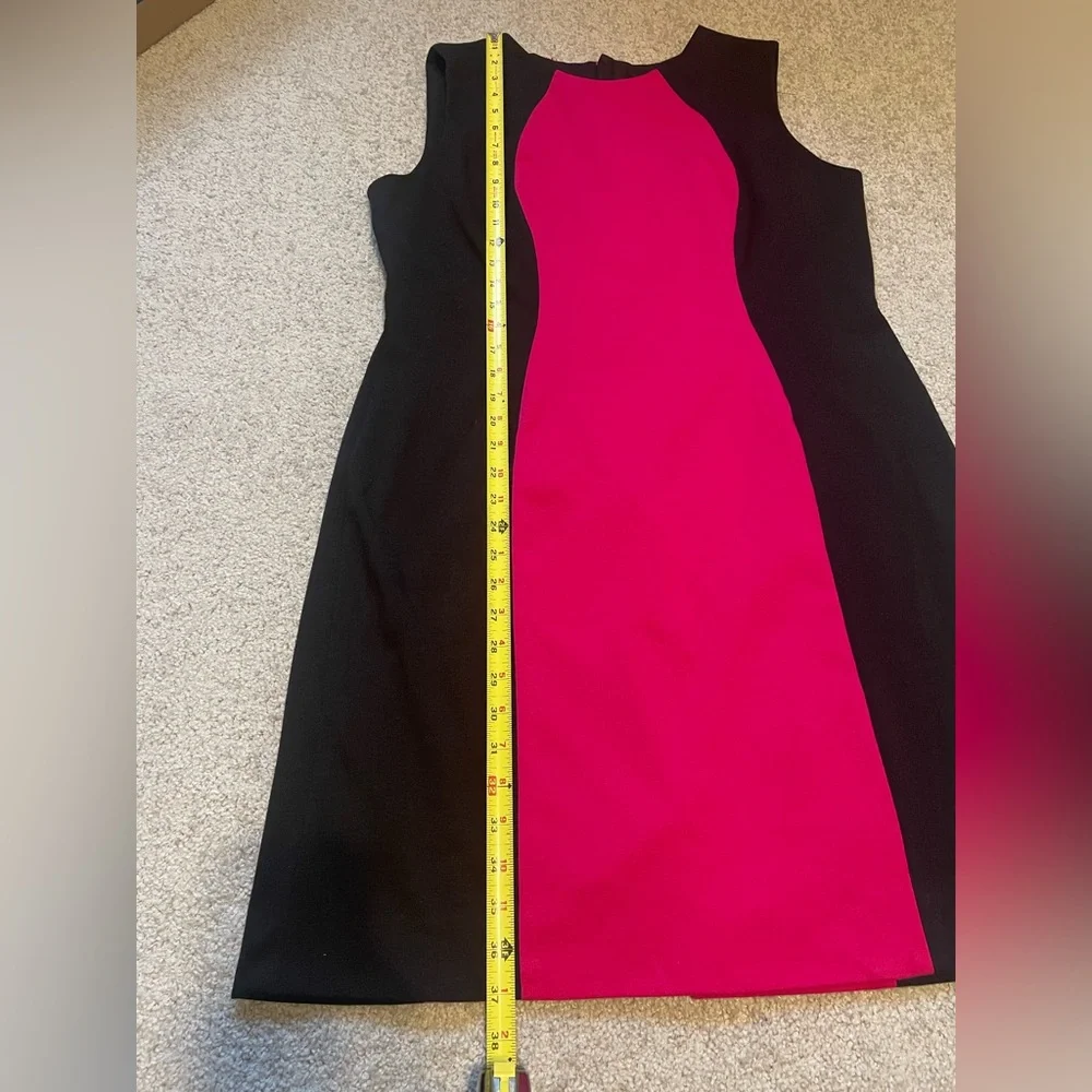 Tahari Black and Pink Shift Dress - Picture 5 of 5